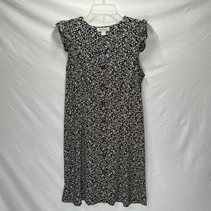 Black/Cream Floral Dress